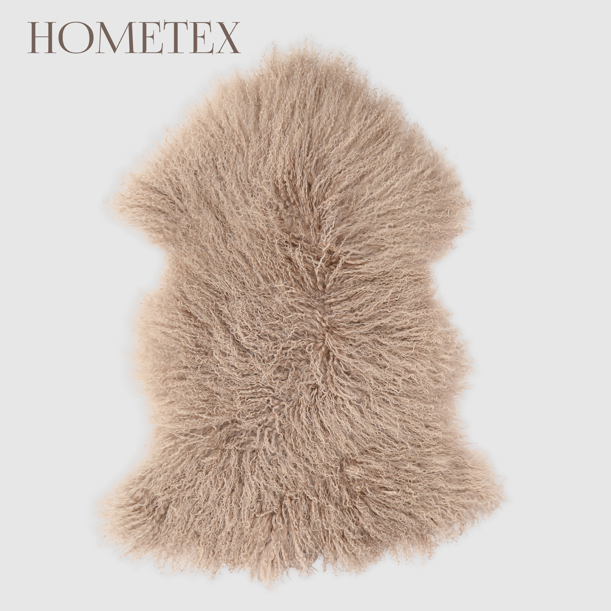 Коврик-накидка 90 см Hometex camel ворс 80 мм
