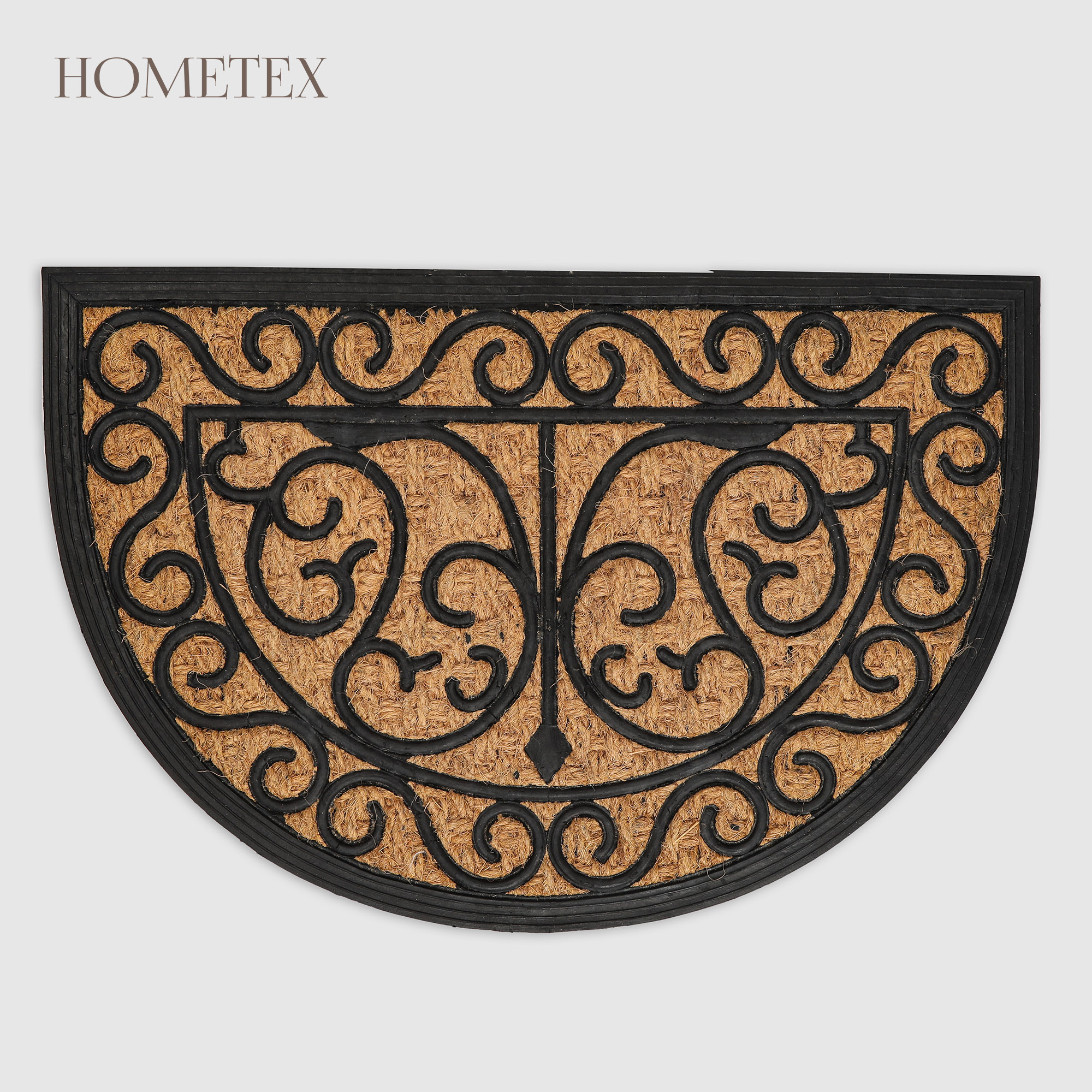 Коврик придверный Hometex кокосовое волокно-резина 40х60 см