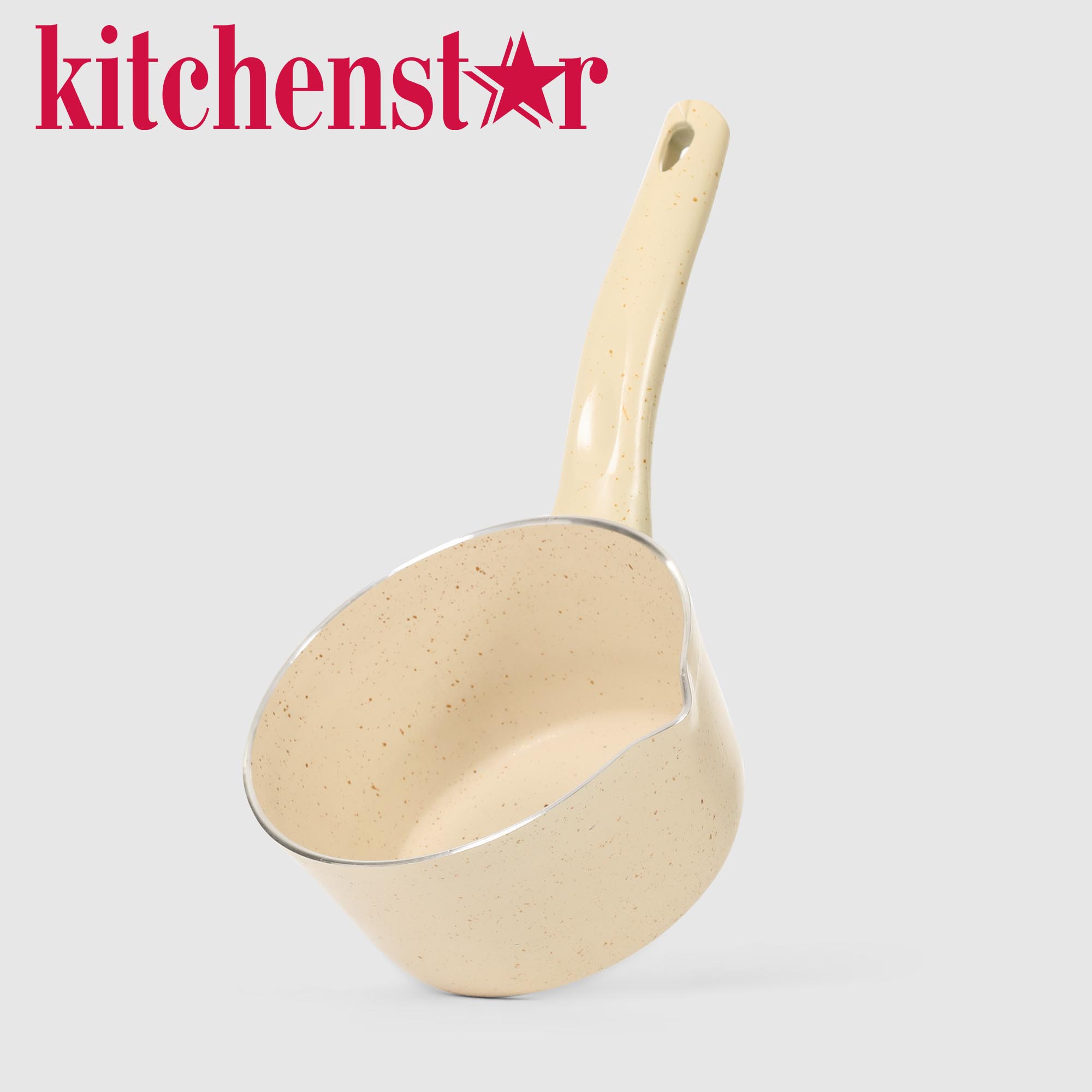 Ковш Kitchenstar Granite кремовая 16 см