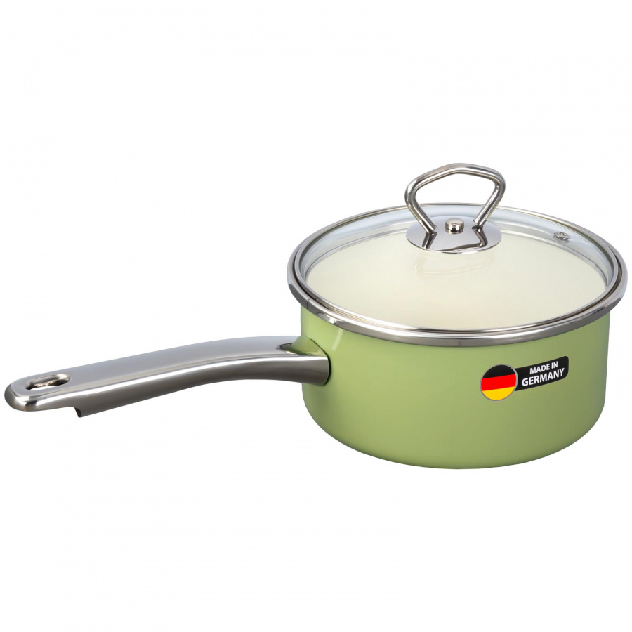 Ковш с крышкой Maisingers d16/h8.2см 1.4л зеленый