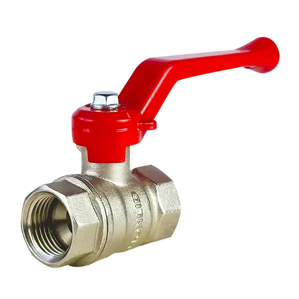 Кран шаровой прямой MONLID PN40 1/2" ВР латунь ручка рычаг ГОСТ Р 59553-2021