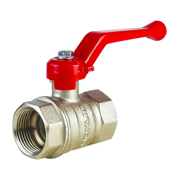 Кран шаровой прямой MONLID PN40 3/4" ВР латунь ручка рычаг ГОСТ Р 59553-2021