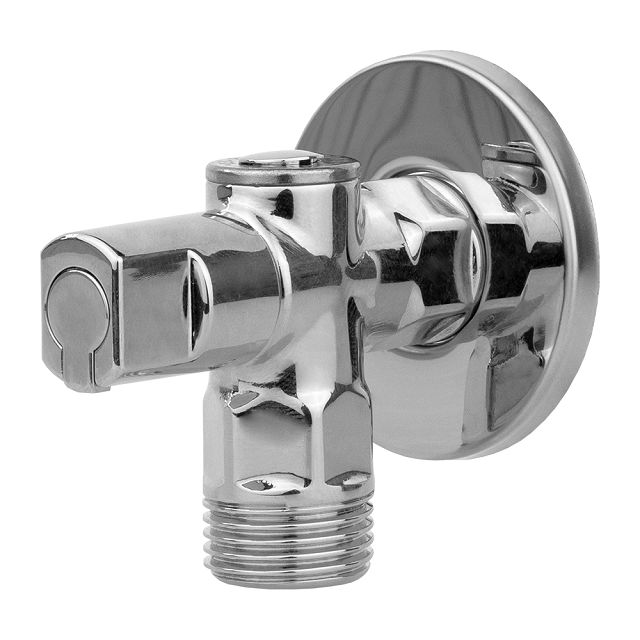 кран шаровой угловой MASTERPROF 1/2" НР/НР для бытовой техники, ГОСТ
