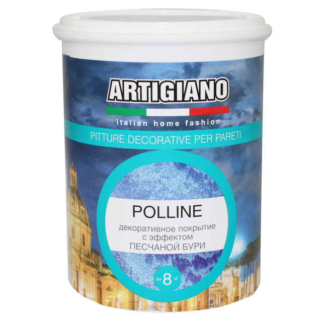 краска декоративная ARTIGIANO Polline 1л перламутровый, арт.14802