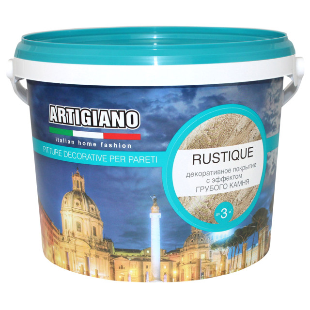 краска декоративная ARTIGIANO Rustique 2,5л белая, арт.14140