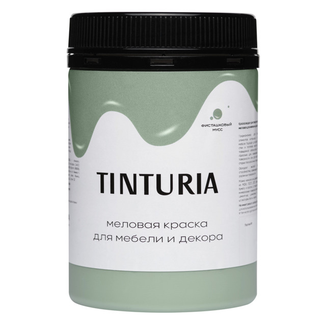 краска для мебели и декора TINTURIA 0,35кг фисташковый мусс, арт.028819781
