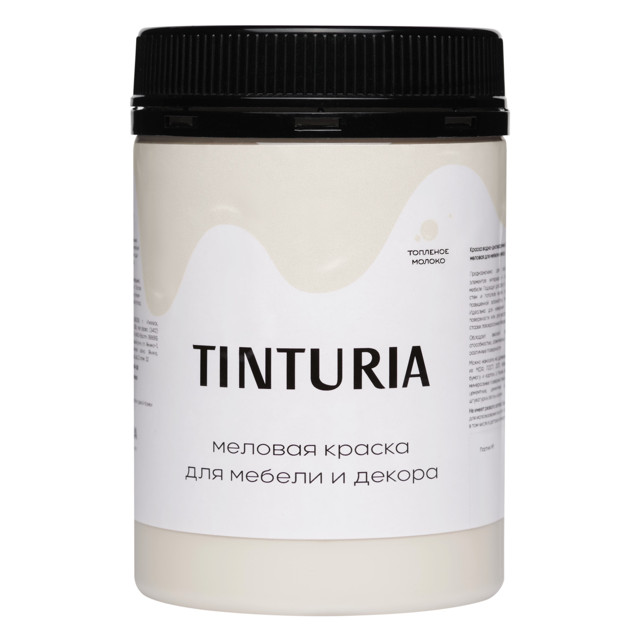 краска для мебели и декора TINTURIA 0,35кг топленое молоко, арт.028819778