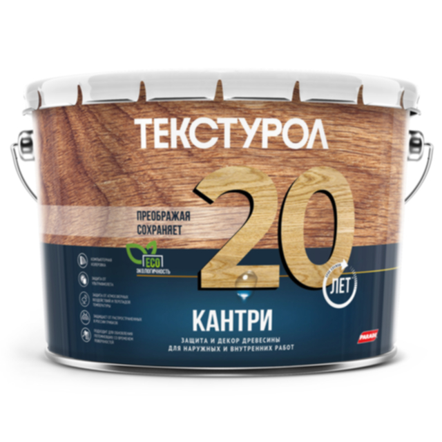 краска ТЕКСТУРОЛ Кантри база А белая 9л, арт.0013940