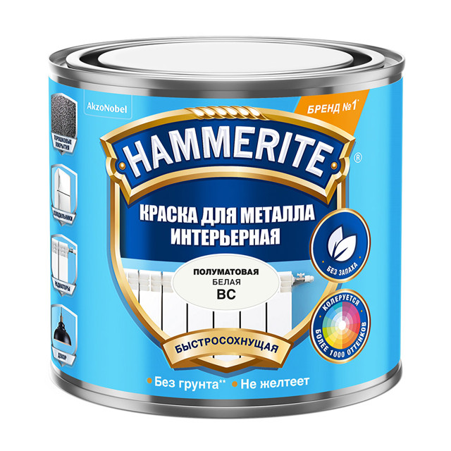 краска в/д TOPGRADE база BС интерьерная 0,5л бесцветная, арт.50035059