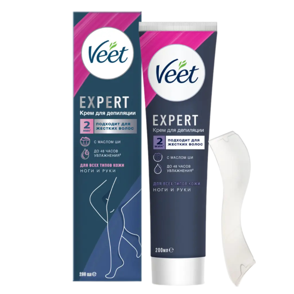 Крем для депиляции Veet Expert для всех типов кожи 200 мл