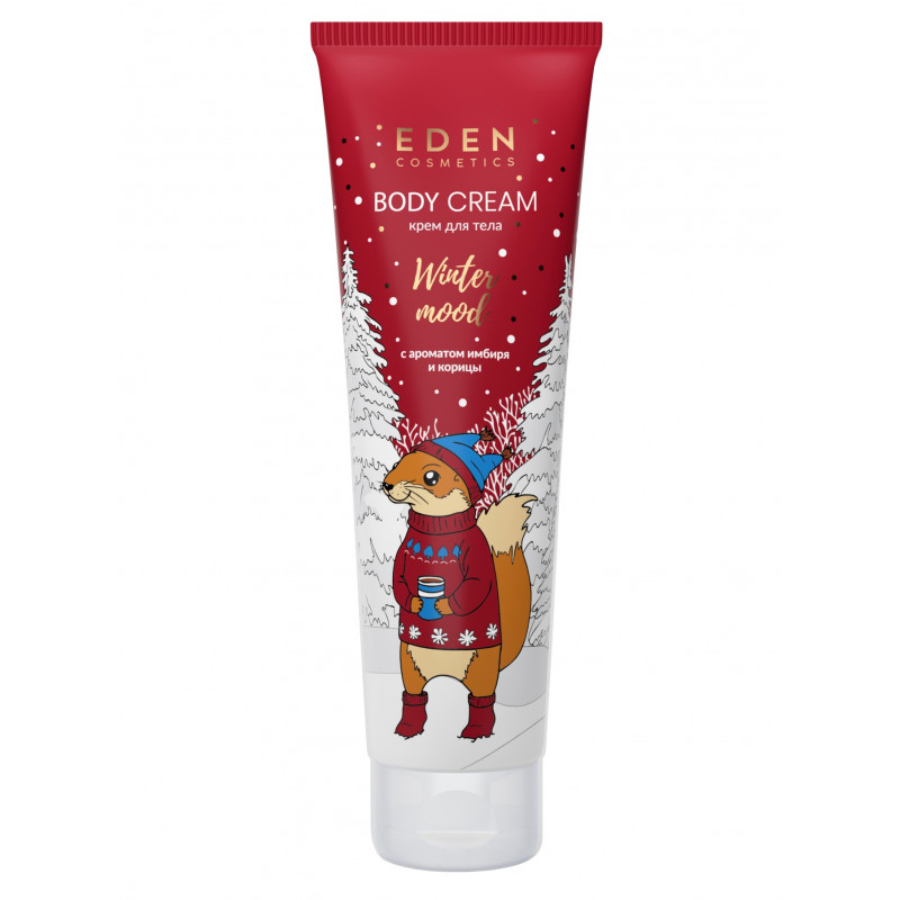 Крем для тела Eden winter mood red с экстрактом имбиря и ароматом корицы 150 мл