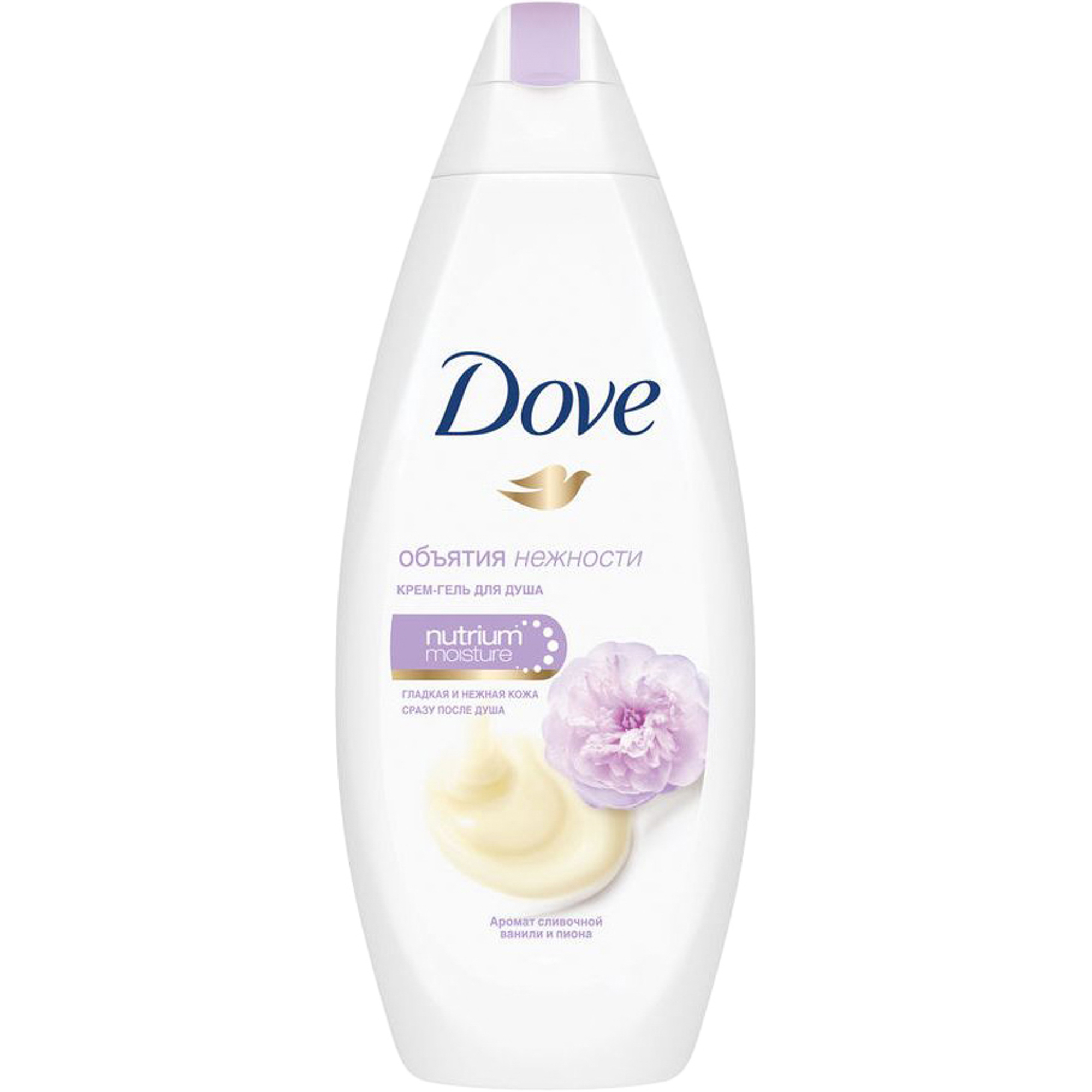Крем-гель для душа Dove Сливочная ваниль и пион 250 мл