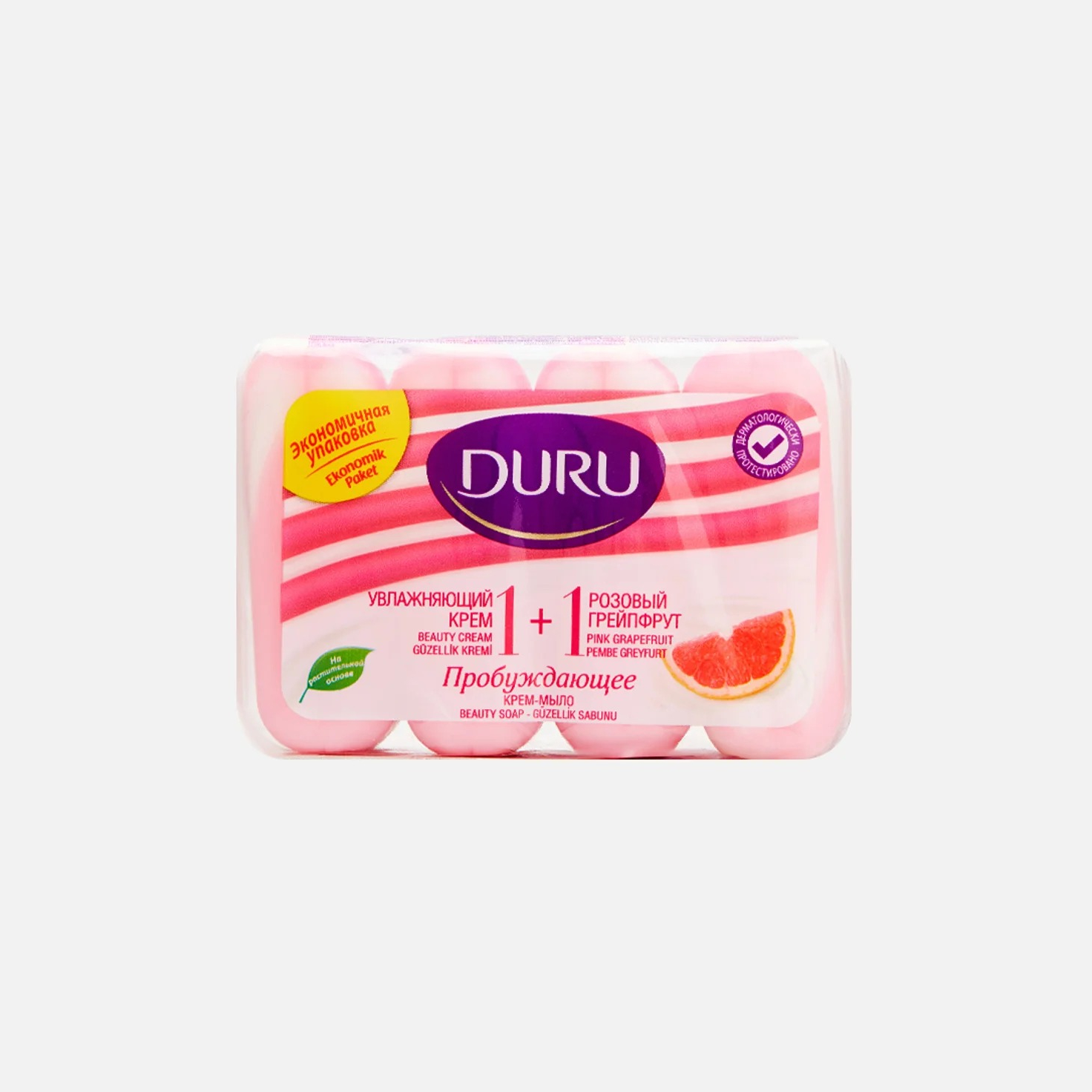 Крем-мыло Duru Розовый грейпфрут 80 г 4 шт