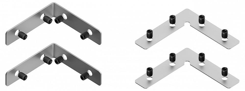 Крепление для трека Hesby Lighting ElDeko HSBL_0190 цвет арматуры Серебро