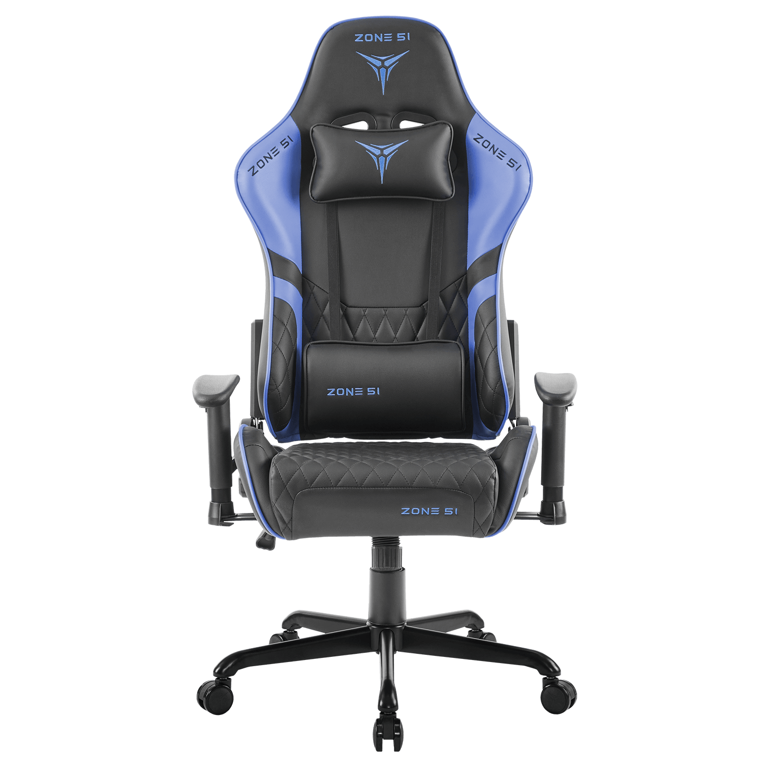 Кресло компьютерное ZONE 51 CLUBPOINT Black-Blue