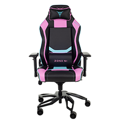 Кресло компьютерное ZONE 51 Cyberpunk FC Fuchsia-cyan
