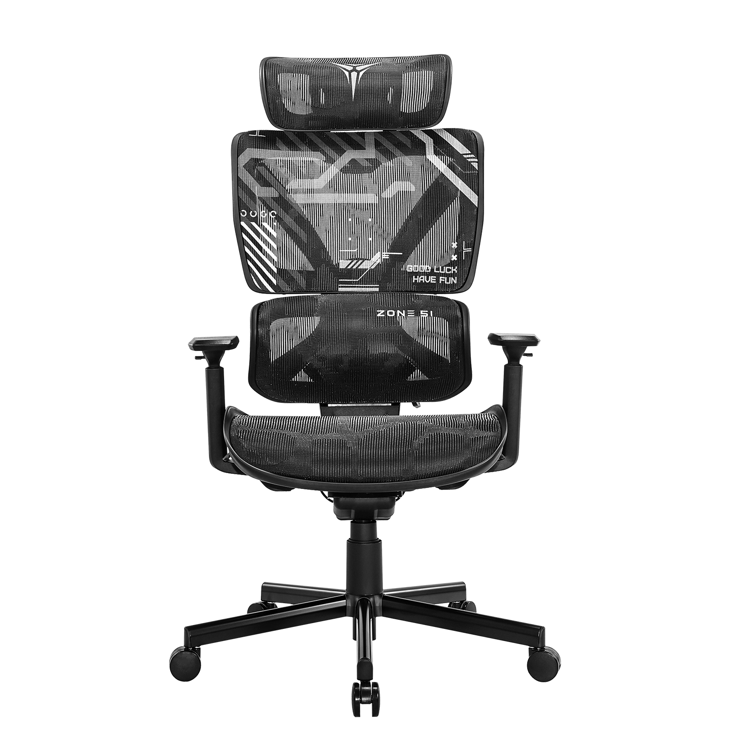 Кресло компьютерное ZONE 51 FREELANCER K5 Black-Grey