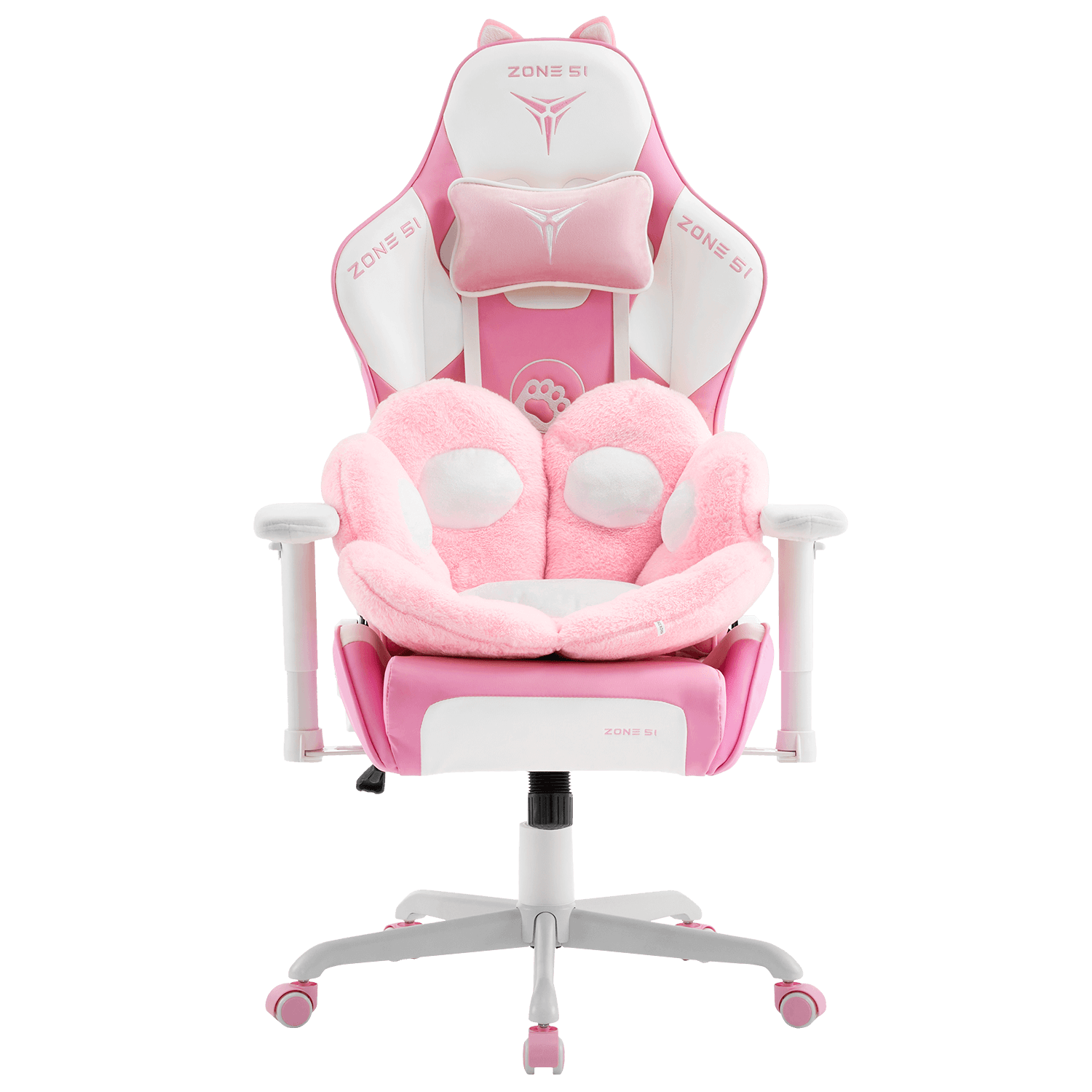 Кресло компьютерное ZONE 51 KITTY MEOW Edition Pink