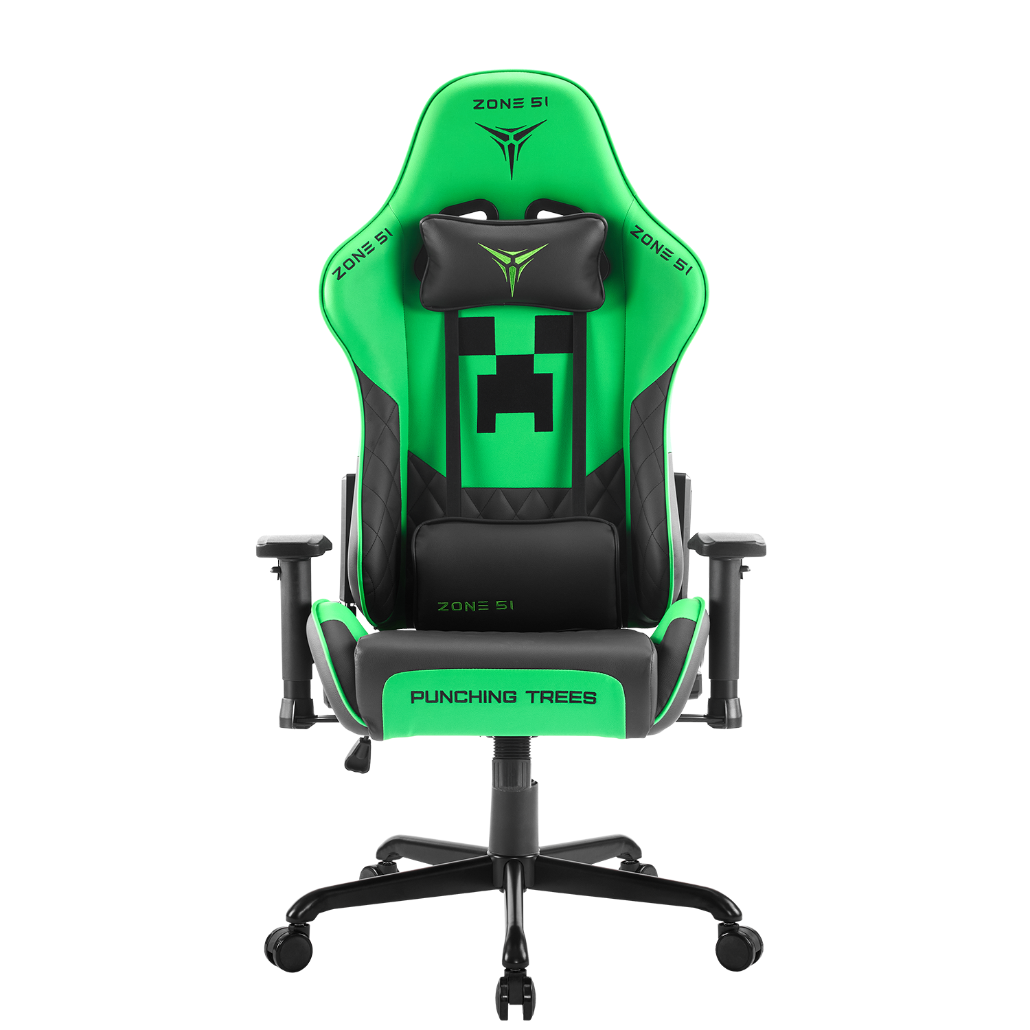 Кресло компьютерное ZONE 51 MINECRAFT CREEPER