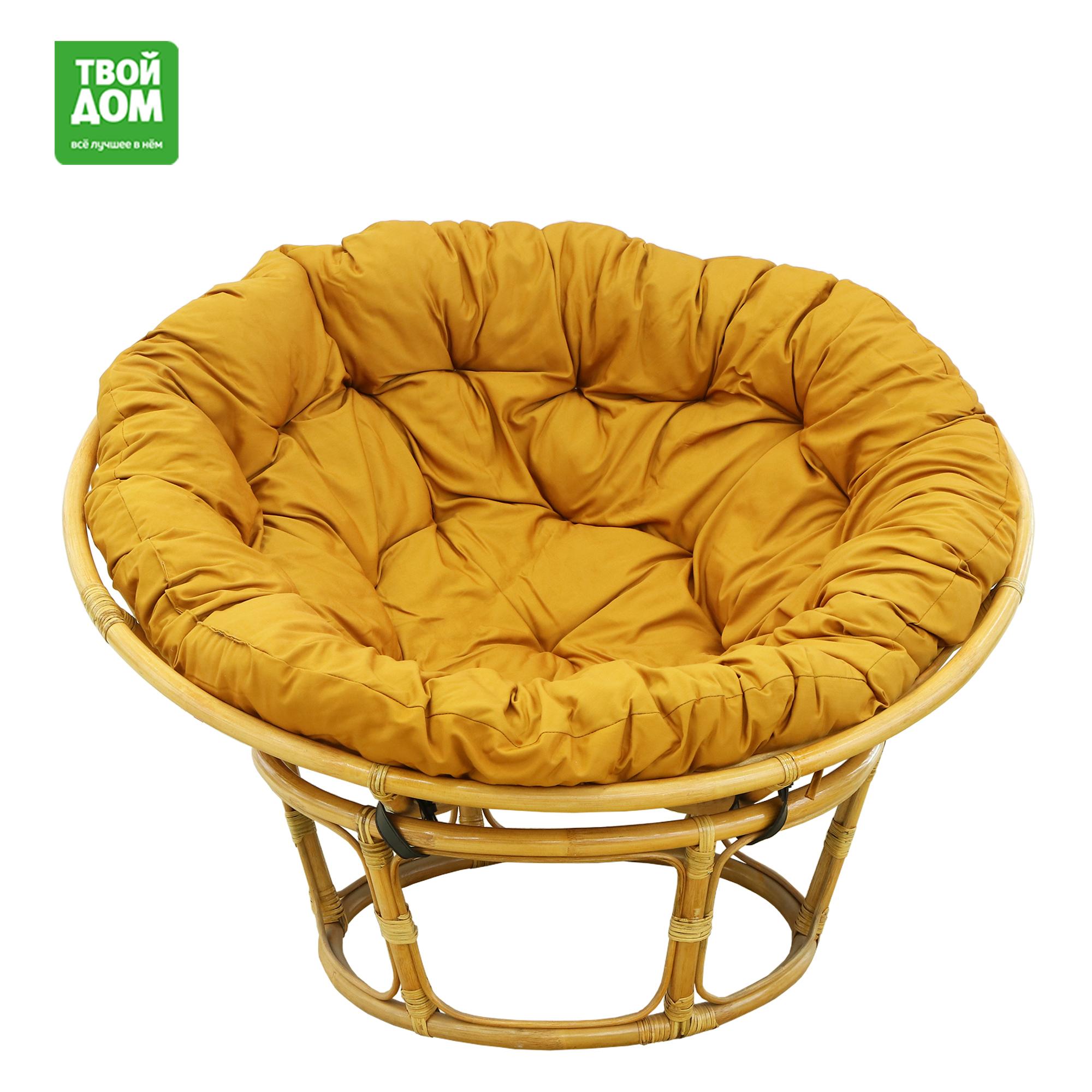 Кресло-папасан Rattan grand nido honey с подушкой