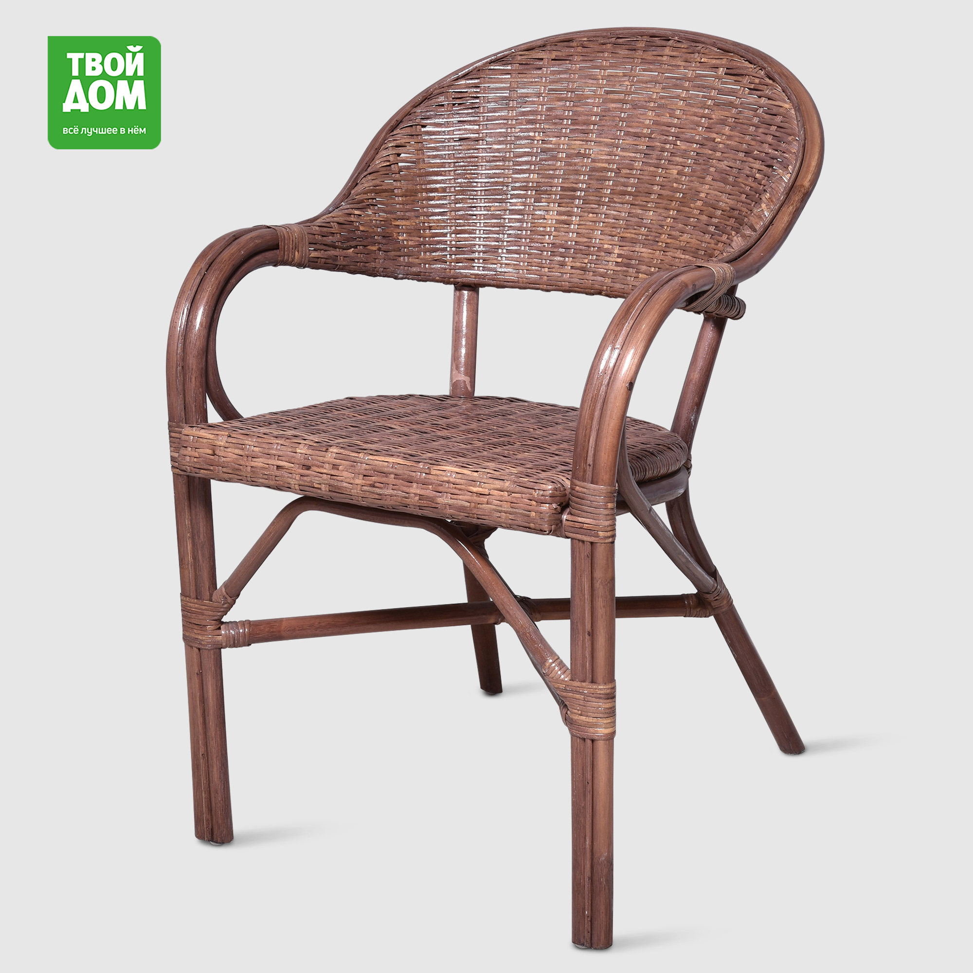 Кресло Rattan grand cafe medium brown
