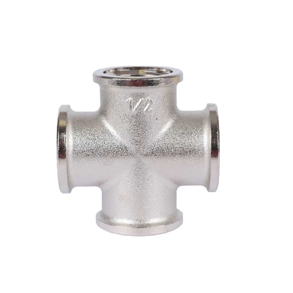 Крестовина Tiemme 1/2 ВР (г) х 1/2 ВР (г) х 1/2 ВР (г) х 1/2 ВР (г) латунная (1500290)