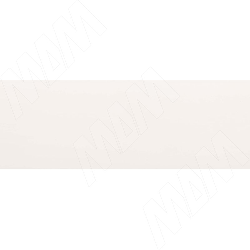 Кромка ПВХ Белый, гладкая (Kr 0110, Kr 0101), 200 пог.м (0110.10.0.4X19)