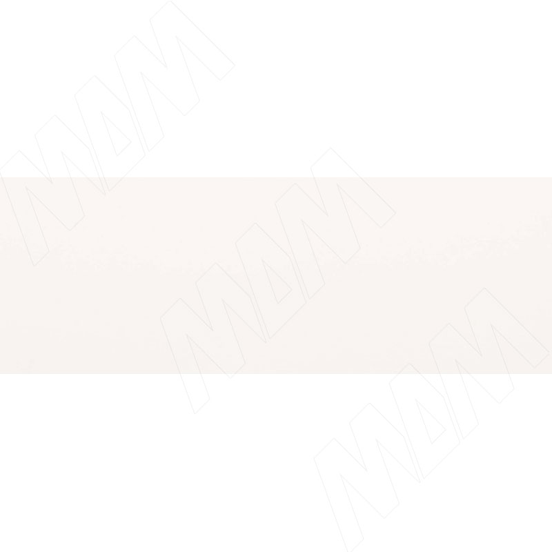 Кромка ПВХ Белый, гладкая (Kr 8100), 200 пог.м (8100.10.1X36)
