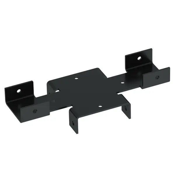 Кронштейн для забора Vegastok 60x40 мм сталь RAL 7024 темно-серый