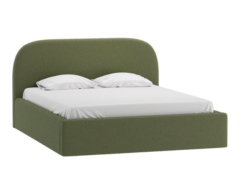 Кровать Кевия 160 Букле Зеленый