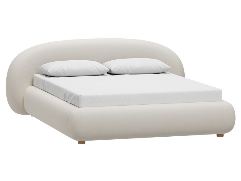 Кровать Суна 160 Букле Молочный