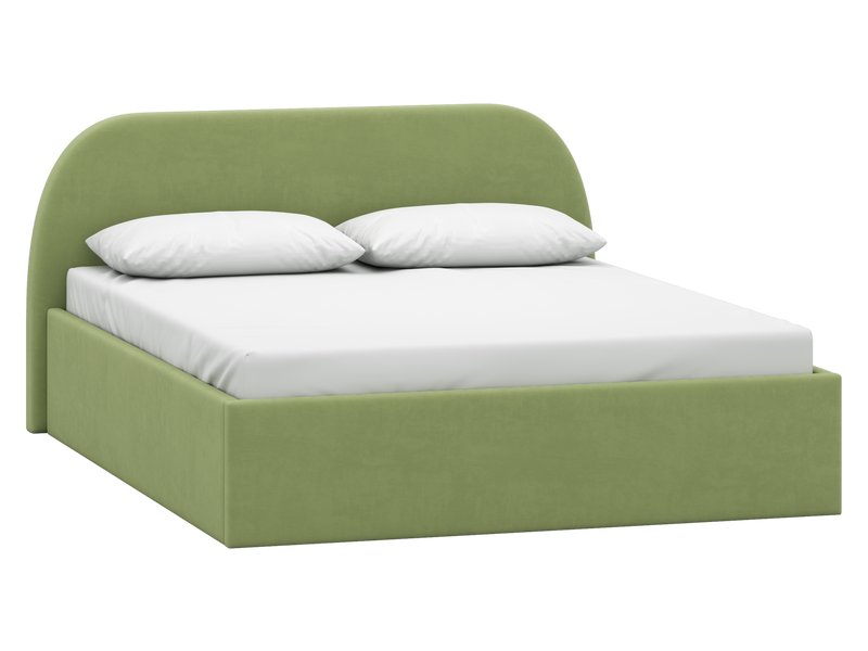 Кровать модульная Кальви 180 Велюр Оливковый