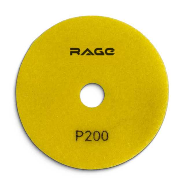 круг шлифовальный алмазный гибкий АГШК RAGE by VIRA Р200 100мм мокрое шлифование