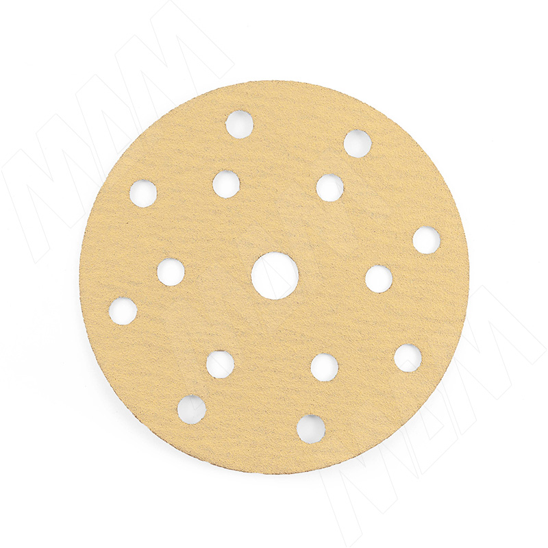 Круг шлифовальный серии Gold 150 мм, P220, 15 отверстий, 100 шт (BP-OA-150-15-220-100)