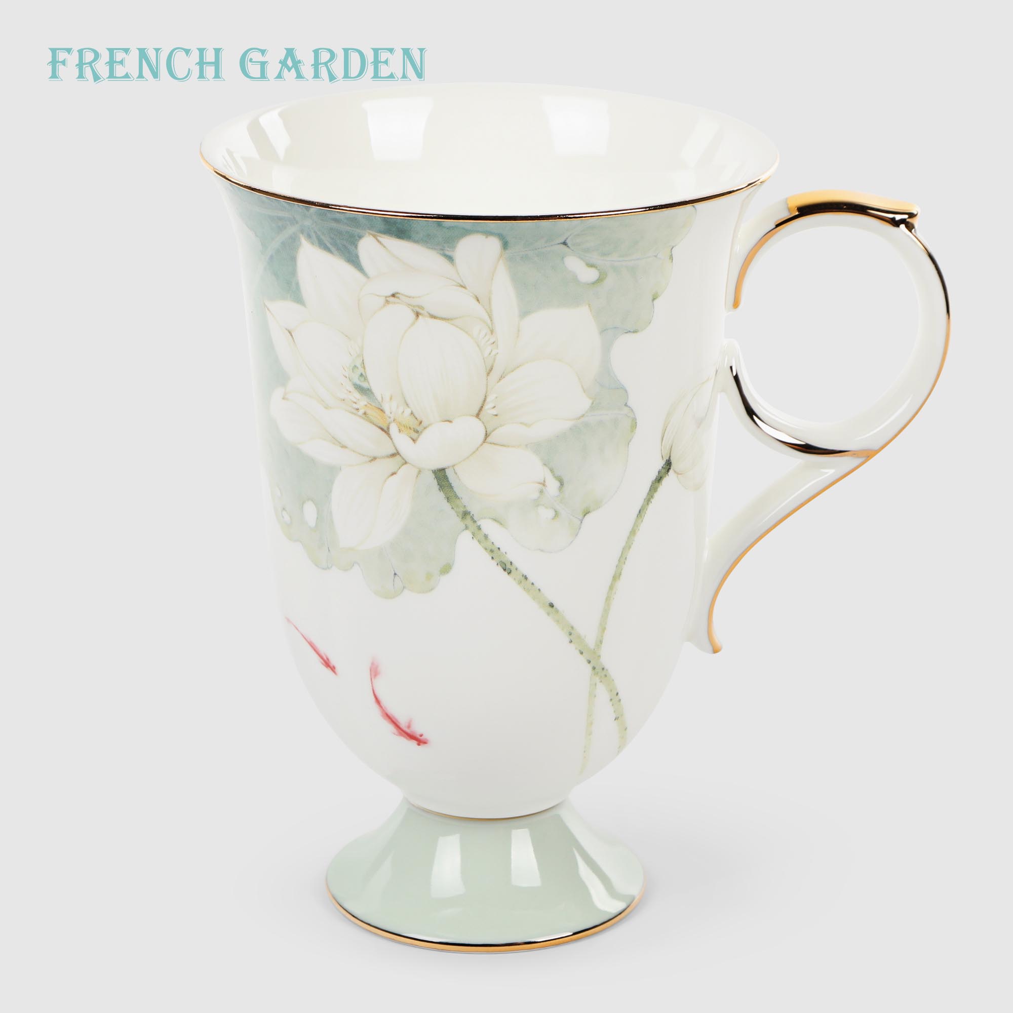Кружка French garden Белая роза 500 мл