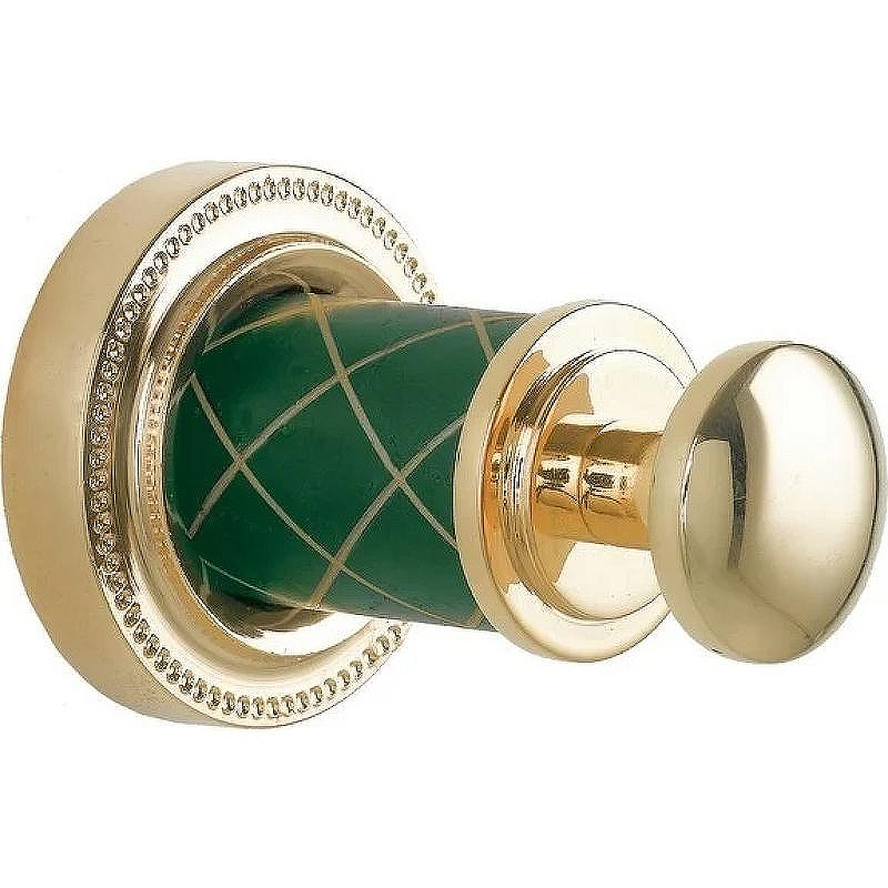 Крючок Boheme Murano 10906-GR-G Золото Бирюзовый