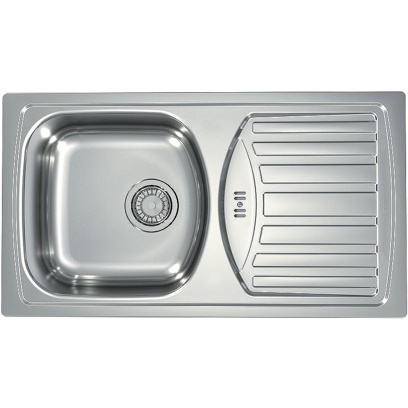 Кухонная мойка Alveus Basic 150 NAT-90 780x435 1136532 Натуральная сталь