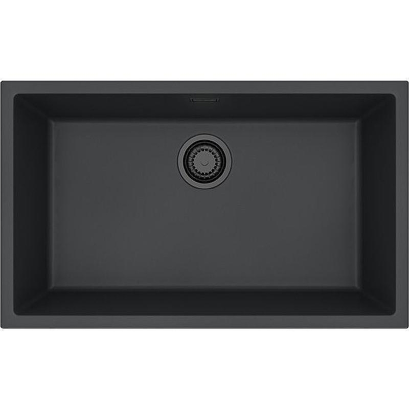 Кухонная мойка Alveus Granital Omni 40 Deep Black G90 BE 750x450x198 1150064 Черная матовая
