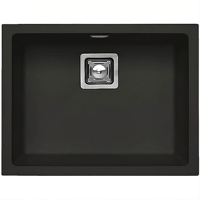 Кухонная мойка Alveus Granital+ Quadrix 50 Deep Black G90 560x460x200 1149138 Черная матовая