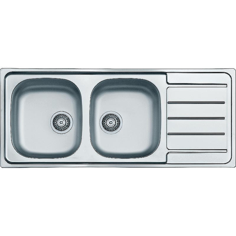 Кухонная мойка Alveus Line 100 NAT-90 1160x500 1087978 Натуральная сталь