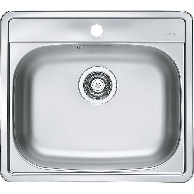 Кухонная мойка Alveus More 10 NAT-90 560x500 1106813 Натуральная сталь
