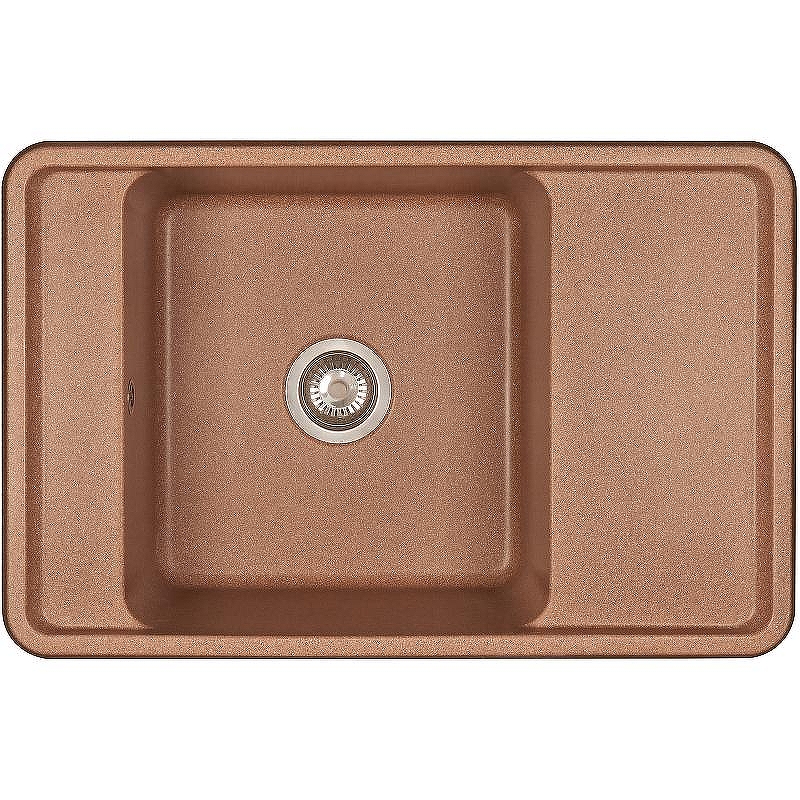 Кухонная мойка Aquaton Беллис 78 1A725032BS270 Терракот