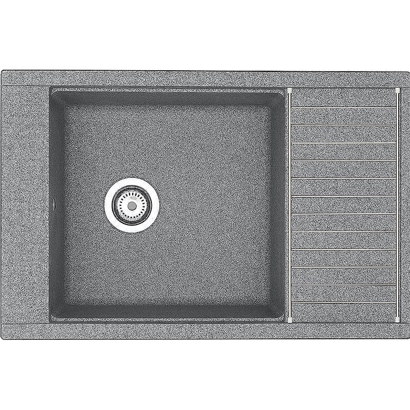 Кухонная мойка Aquaton Делия 78 1A715132DE230 Серый