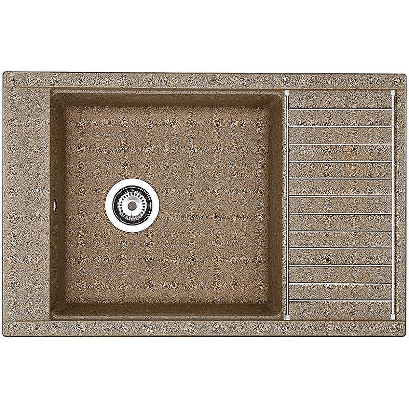 Кухонная мойка Aquaton Делия 78 1A715132DE270 Терракотовая