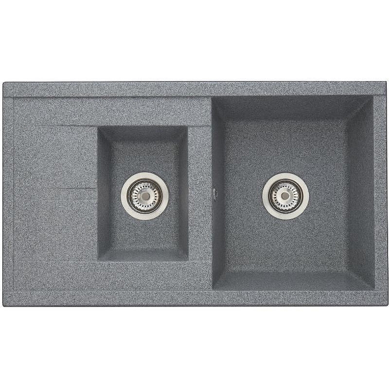 Кухонная мойка Aquaton Делия 87 1A716232DE230 Серая