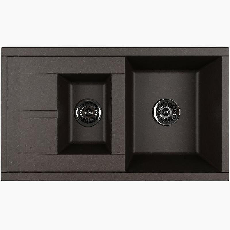 Кухонная мойка Aquaton Делия 87 1A716232DE280 Кофе