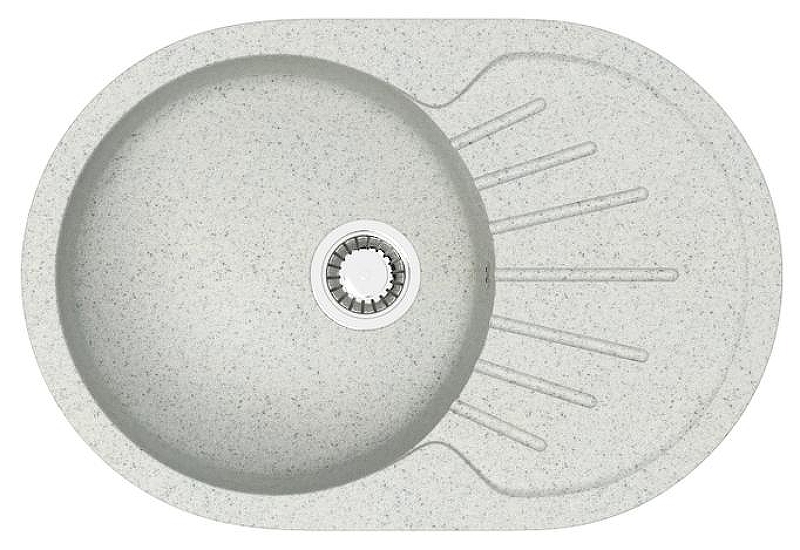 Кухонная мойка Azario Flora 73 CS00079916 цвет Светло-серый