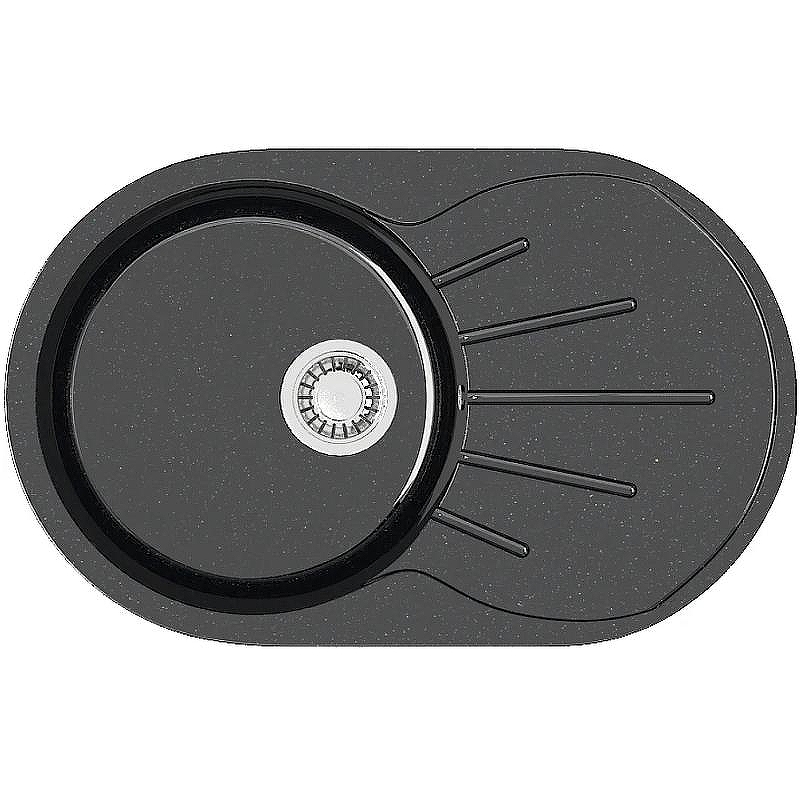 Кухонная мойка Bergg Z110 B110Q004 Черная