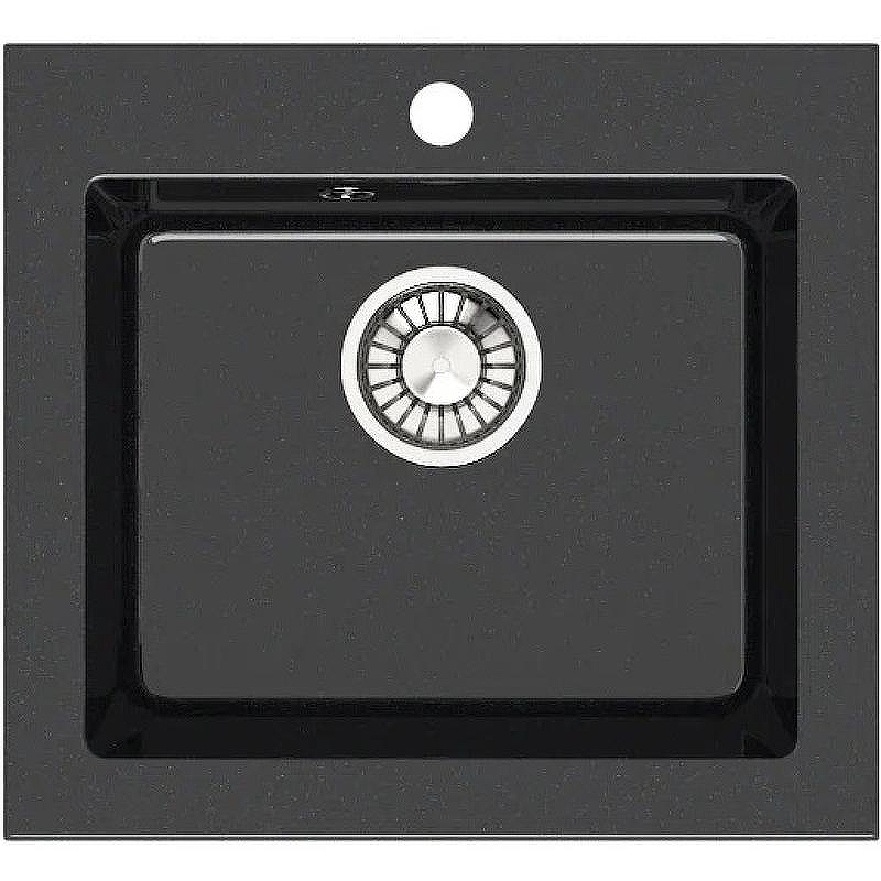 Кухонная мойка Bergg Z35 B035Q004 Черная