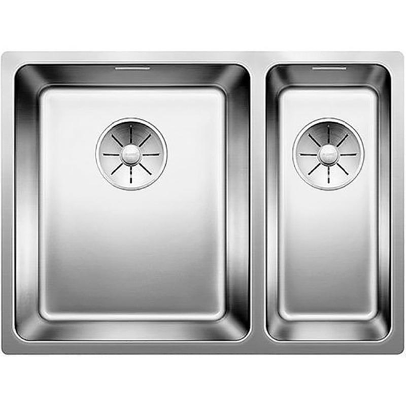 Кухонная мойка Blanco Andano 340/180-U 522979 Нержавеющая сталь с зеркальной полировкой